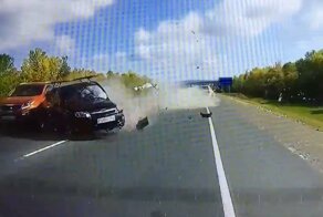 Авария дня. Гранта на встречной полосе