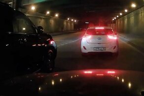 Автомобилист не пропустил наглеца на внедорожнике