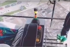 Крановщик об удобствах в кабине башенного крана