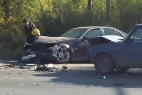 Авария дня. Крупное ДТП в Сыктывкаре с пятью пострадавшими