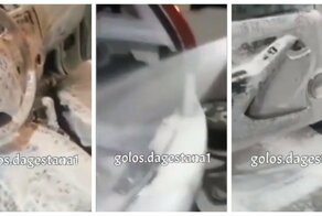 «Уничтожила» машину: девушка на автомойке в Дагестане помыла «Калину» пеной изнутри