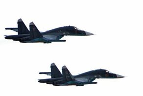 В небе над Липецком столкнулись два истребителя СУ-34
