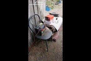 Самодельная веялка для чистки ягод
