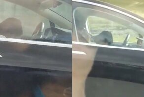 Водителя Tesla засняли дремлющим во время круиза на автопилоте