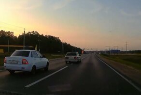 Отличное выступление быстрого водителя на "четырнадцатой" в Нижегородской области