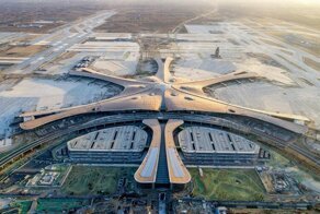 В Пекине открылся огромный аэропорт с самым большим в мире терминалом