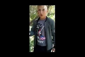 Пацана взяли с поличным сотрудники ОМОНа. Но он смог отвертеться!