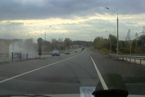 Авария дня. Момент смертельного ДТП в Подмосковье