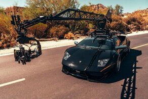 Тюнингованный Lamborghini Murcielago приспособили для съемок автомобилей в движении