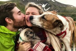 История невероятной дружбы кота и собаки