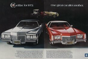 Винтажные рекламные листовки Cadillac