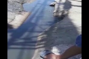 Канализационный водолаз, которому не знакома техника безопасности