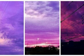 Фиолетовое небо, испугавшее японцев перед тайфуном, предвещало беду