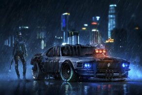 Он нарисовал Need For Speed: четырехколесный киберпанк Хайзала Салима