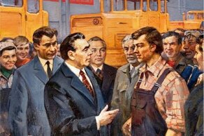 Застойный генсек Брежнев