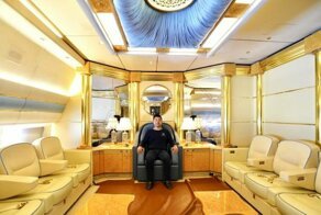 Внутри частного самолета Boeing 747: путешественнику посчастливилось стать единственным пассажиром "летающего дворца"