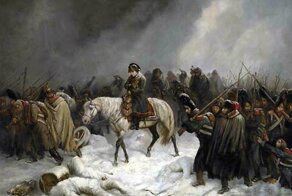 18 октября 1812 года Наполеон сбежал из Москвы, роняя кал и теряя личный состав по экспоненте