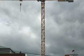 Как монтируют башенный кран