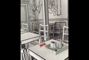 Кафе в Сеуле, в котором посетители могут почувствовать себя персонажем комикса