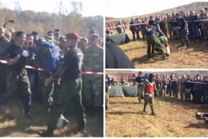 Опубликовано видео смертельного боя росгвардейца за краповый берет