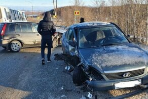 Авария дня. Женщина вылетела на встречку в Ухтинском районе
