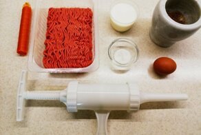 Сосиски домашние из индейки
