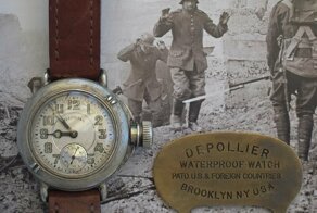 Наручные траншейные часы Первой мировой войны