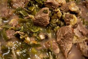 Баранина с травами и сливой … по мотивам чакапули