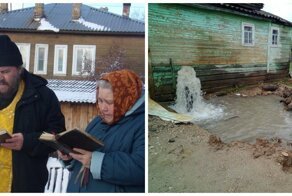 В Белозерске священника попросили молитвой усмирить аварийную скважину