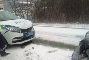 В Татарстане столкнулись BMW и автомобиль ДПС под песню Михаила Круга