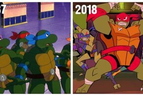 Как с годами менялись Черепашки-ниндзя в кино и мультфильмах