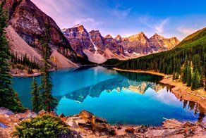 Будто бы озеро Мэтисон зеркалом покрыто