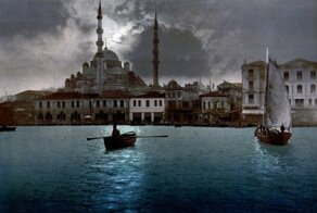 Цветные фото XIX века переносят в те времена, когда Стамбул еще именовался Константинополем