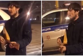 В Москве пьяный водитель с балалайкой пел сотрудникам ДПС частушки, пока те его оформляли