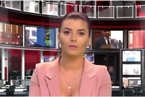 На албанском телеканале о новостях рассказывают пышногрудые и полураздетые телеведущие