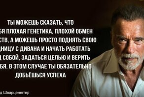 Цитаты Железного Арни для мотивации и не только