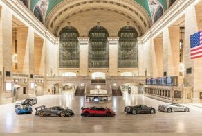 Pagani превратили вокзал Нью-Йорка в шоу-рум суперкаров