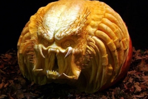 Скульптуры из тыквы Рэя Виллафэйна (18 фото)