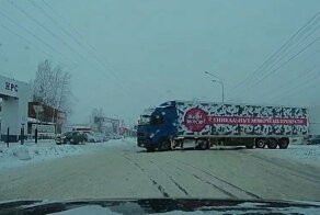 Передумал тормозить и поехал на встречную полосу