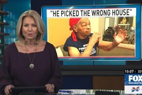 Оказавшаяся бодибилдершей старушка избила преступника столом