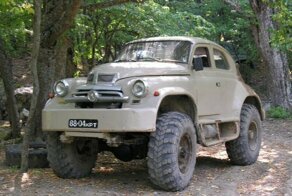 Машина крымского лесника. Гибрид «Победы», грузовика и трактора