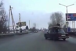 Эмоциональное ДТП в Кургане из-за "Жигулей"