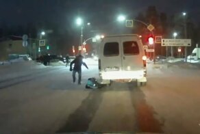 Авария дня.  В Ноябрьске первоклассника сбила неопытная автомобилистка