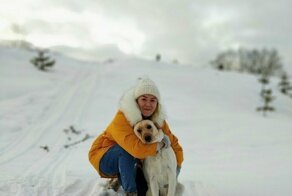 История о том, как девушка устроила фотосессию со своей собакой