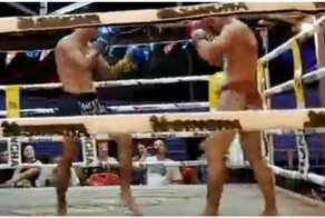 Эффектный двойной нокдаун