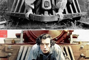 14 черно-белых кадров, со вкусом раскрашенных австрийским художником