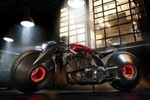 Необычный Harley-Davidson, построенный для мото-шоу в Джакарте