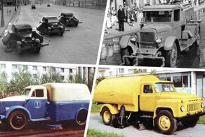«Подметалки» и «поливалки»: история коммунальных машин прошлых лет