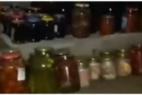 Заглянул в тёщин погребок