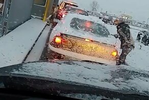 Суровые дорожные разборки на дорогах Канады